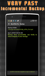 اسکرین شات برنامه My APKs Pro - backup manage apps apk advanced 4