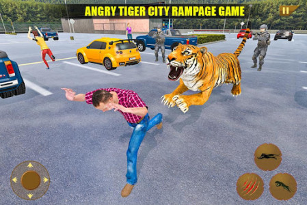 اسکرین شات برنامه Angry Tiger City Attack: Wild Animal Fighting Game 6