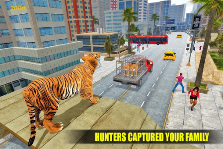 اسکرین شات برنامه Angry Tiger City Attack: Wild Animal Fighting Game 8