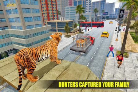 اسکرین شات برنامه Angry Tiger City Attack: Wild Animal Fighting Game 2