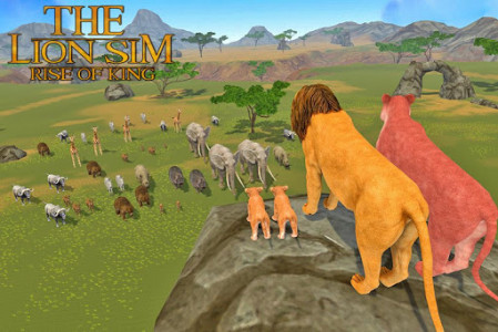 اسکرین شات بازی The Lion Simulator: Animal Family Game 6