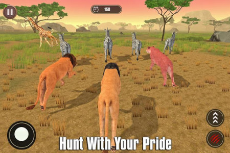اسکرین شات بازی The Lion Simulator: Animal Family Game 4