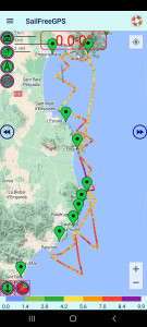 اسکرین شات 2 برنامه SailFreeGPS