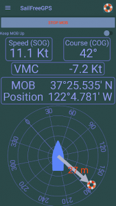 اسکرین شات برنامه Sail Free GPS 8