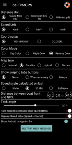 اسکرین شات 8 برنامه SailFreeGPS