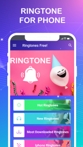 اسکرین شات برنامه Ringtones For Phone 1