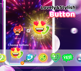 اسکرین شات 1 برنامه Call Screen Themes Color Phone