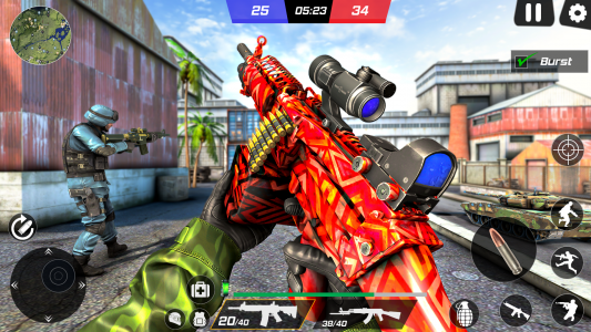 اسکرین شات 2 بازی FPS Commando Gun Shooting Game