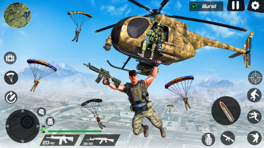 اسکرین شات 1 بازی FPS Commando Gun Shooting Game
