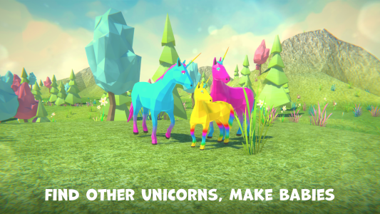 اسکرین شات بازی Unicorn Family Simulator 1