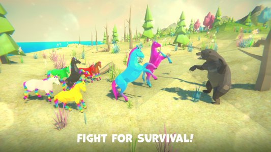 اسکرین شات بازی Unicorn Family Simulator 4