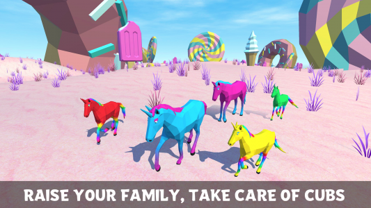 اسکرین شات بازی Unicorn Family Simulator 1