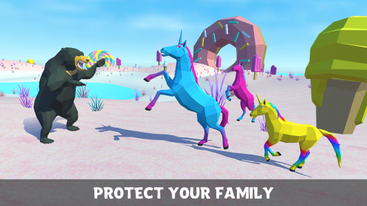 اسکرین شات بازی Unicorn Family Simulator 2
