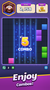 اسکرین شات 2 بازی Block Rush: Block Puzzle Game