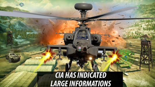 اسکرین شات بازی Gunship Air Helicopter War 3D - Real Sky Fighter 1