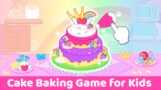 اسکرین شات 1 بازی Cake Maker Kids Cooking Games