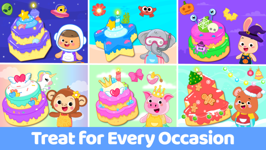 اسکرین شات 3 بازی Cake Maker Kids Cooking Games