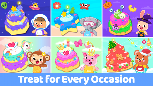 اسکرین شات 3 بازی Cake Maker Kids Cooking Games