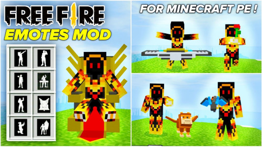 اسکرین شات برنامه FF FIRE Mod For Minecraft PE 3
