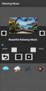 اسکرین شات 4 برنامه Relaxing Music Offline