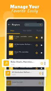 اسکرین شات برنامه Ringtones Free Songs - Free Ringtones for Android 3