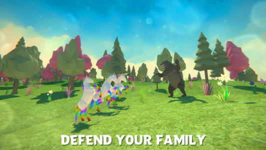 اسکرین شات بازی 🦄🌈 Unicorn Family Simulator - Magic Horse World 6