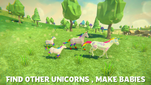 اسکرین شات بازی 🦄🌈 Unicorn Family Simulator - Magic Horse World 2