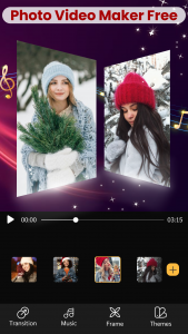 اسکرین شات 1 برنامه Photo Video Slideshow Maker