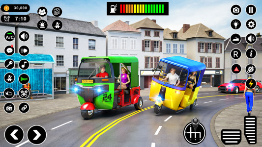 اسکرین شات برنامه Tuk Tuk Rickshaw - Auto Game 4