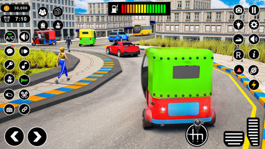 اسکرین شات برنامه Tuk Tuk Rickshaw - Auto Game 3