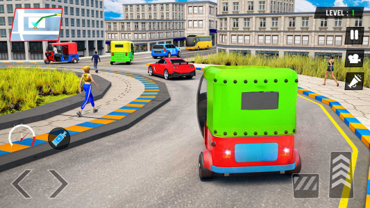 اسکرین شات برنامه Tuk Tuk Rickshaw - Auto Game 2