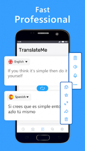 اسکرین شات برنامه Translate Voice - Free Speech & Camera Translator 3