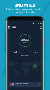 اسکرین شات برنامه Free VPN -  A Secure,Unlimited,Fast,Free VPN Proxy 3