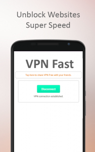 اسکرین شات برنامه Fast VPN - Free VPN Proxy 2