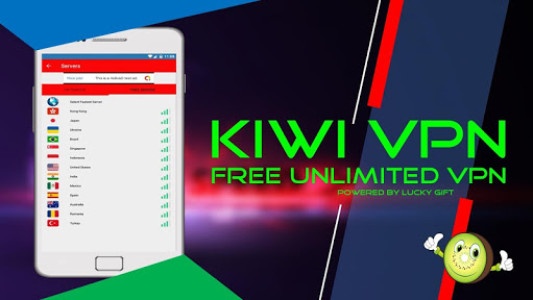 اسکرین شات 6 برنامه Kiwi VPN - Free Unlimited VPN