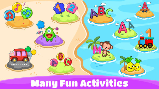 اسکرین شات 8 بازی Balloon Pop Kids Learning Game