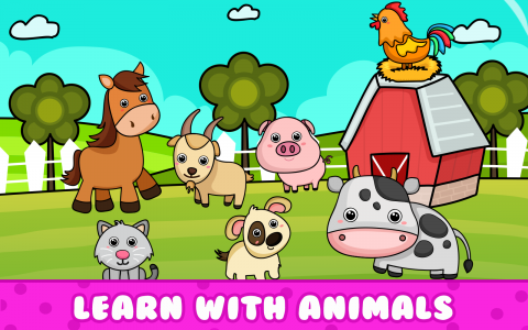 اسکرین شات 5 بازی Balloon Pop Kids Learning Game
