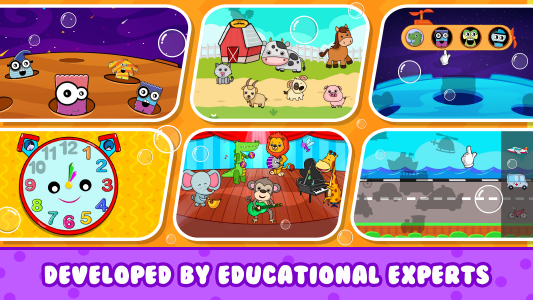اسکرین شات 8 بازی Balloon Pop Kids Learning Game