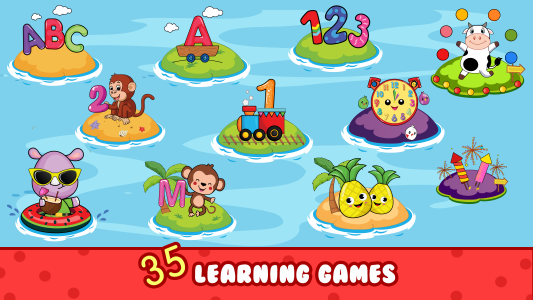 اسکرین شات بازی Balloon Pop Kids Learning Game 3