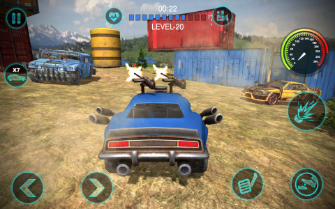 اسکرین شات بازی Player Car Fire Battleground 4
