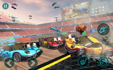 اسکرین شات بازی Player Car Fire Battleground 3