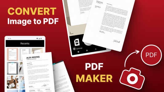 اسکرین شات 1 برنامه Photo to PDF Maker & Converter
