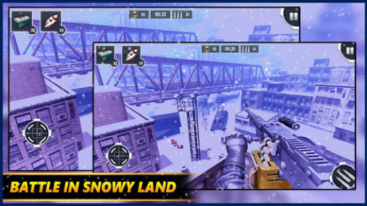 اسکرین شات بازی Gunner WinterLand War Guns Simulator : War weapons 4
