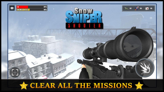 اسکرین شات بازی Snow Sniper Shooter 2019 : Fierce War missions 5
