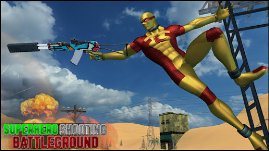 اسکرین شات بازی Superhero shooting battleground 7