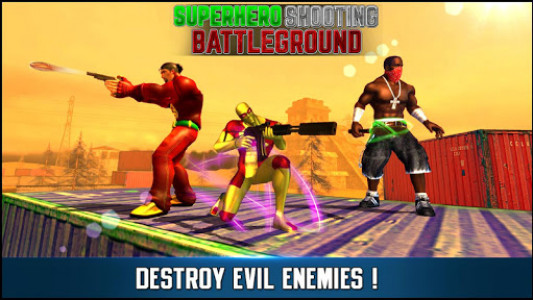 اسکرین شات بازی Superhero shooting battleground 4