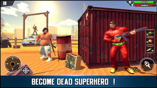 اسکرین شات بازی Superhero shooting battleground 3