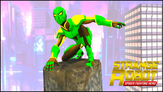 اسکرین شات بازی Strange Robot Spider hero Game 5