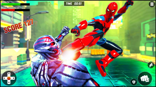اسکرین شات بازی Strange Robot Spider hero Game 3