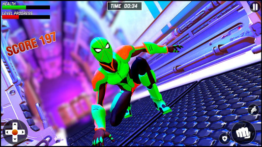 اسکرین شات بازی Strange Robot Spider hero Game 2